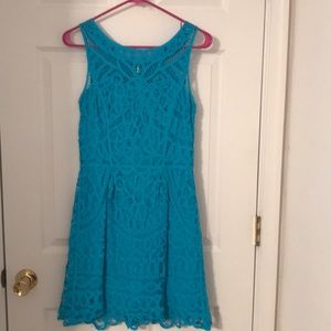 Blue lace Lilly Pulitzer dress
